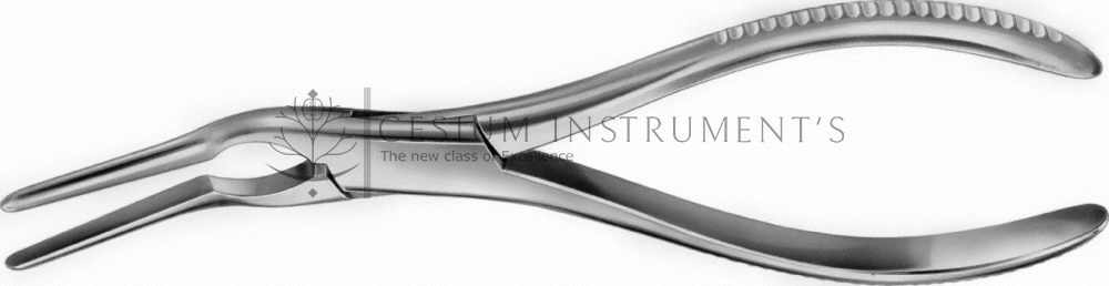  ASH Septum Forceps, curved,