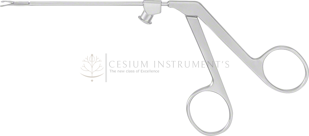  WULLSTEIN Ear Forceps, curved to left, 