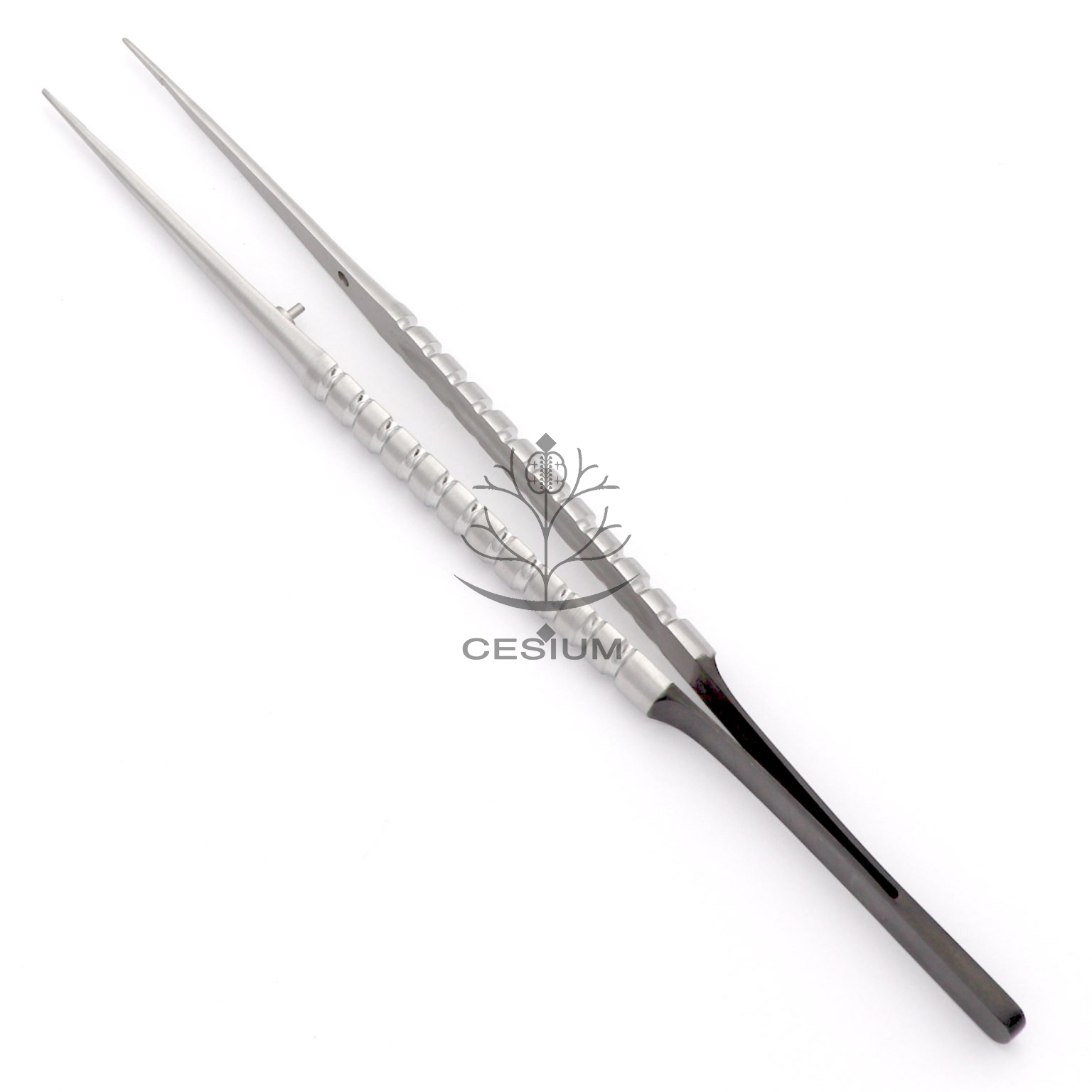 Micro Tissue Plier Str. Plain 18cm